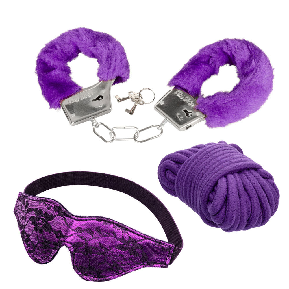 Pleasure Kits Indulgent Collection (Purple) – Luxury Restraint Kit > Bondage Gear > Restraints Main image