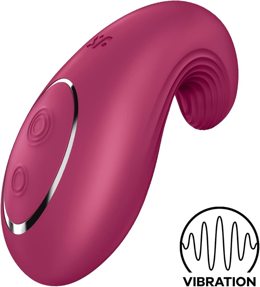 Satisfyer Dipping Delight Berry – Flexible Tip and Dual Motor Lay-On Vibrator > Vibrators > Vibrating Pads