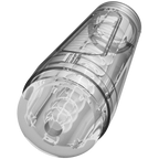 Doc Johnson Optix Crystal Masturbator (Clear) – Transparent Masturbator Clear > Sex Toys For Men > Masturbators > Manual