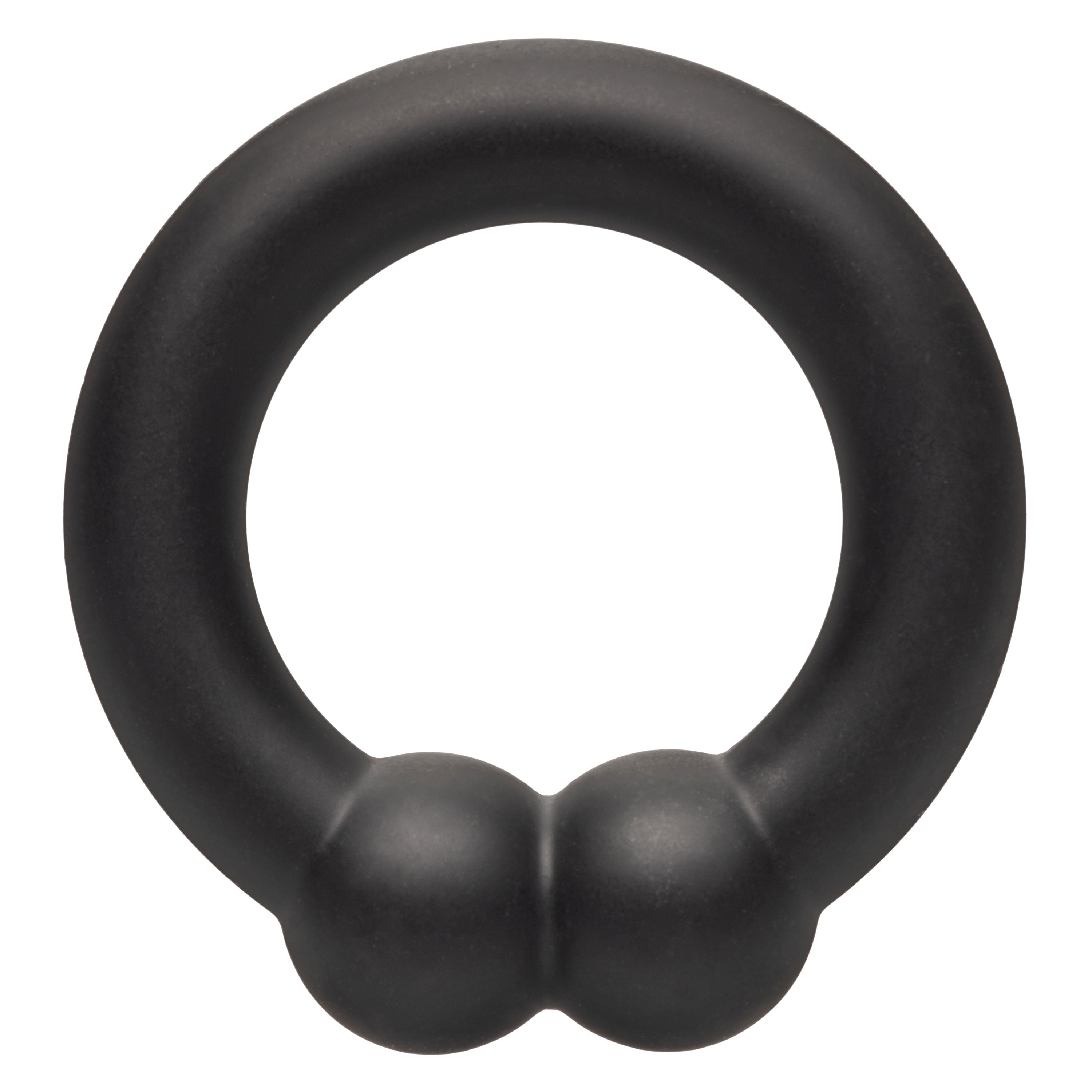 Alpha Liquid Silicone Muscle Ring Stretchy Comfortable Enhancer Ring Black COCK RINGS