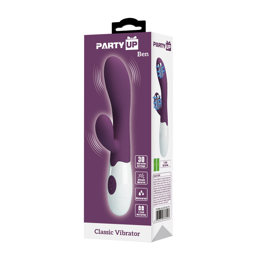Party Up BEN Classic Vibe 20cm Rabbit Vibrator > Vibrators > Ladies > Rabbit