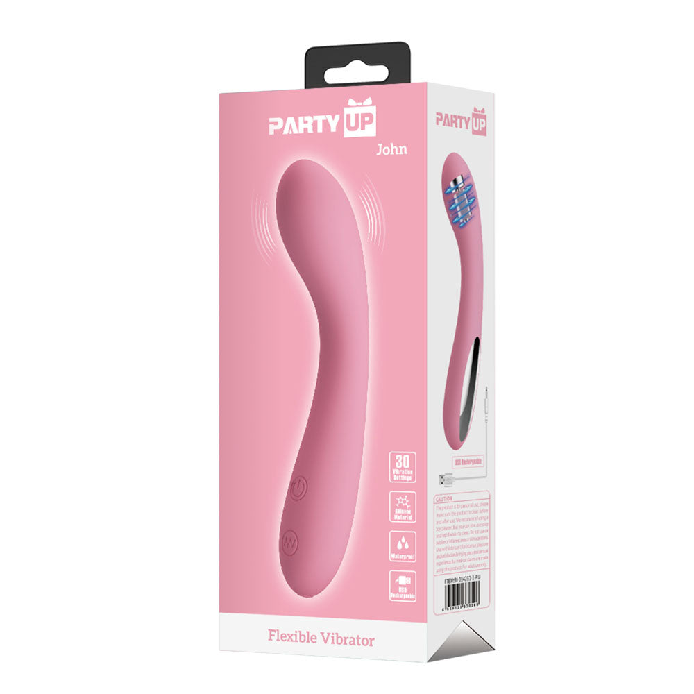 Party Up John Flexible Vibe 16 cm Vibrator > Vibrators > Standard Vibrators