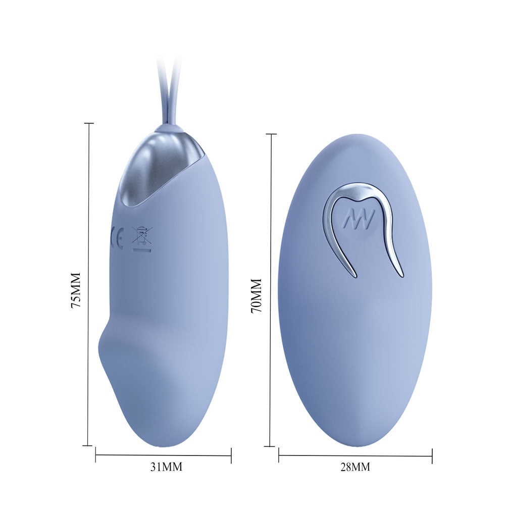 Party Up Ivan Remote Vibrating Egg - USB Rechargeable with Wireless Remote BULLETS & EGGS