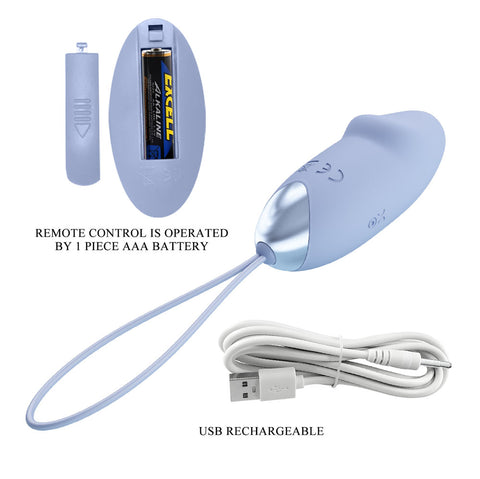 Party Up Ivan Remote Vibrating Egg - USB Rechargeable with Wireless Remote BULLETS & EGGS