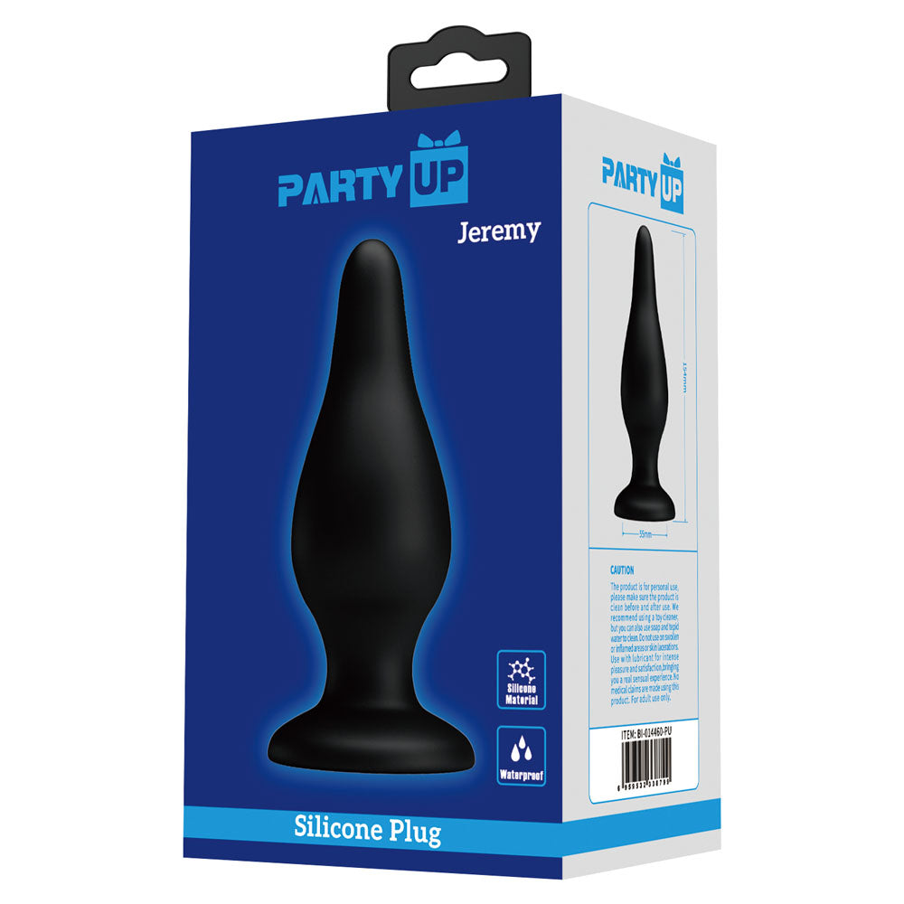 Party Up Jeremy Butt Plug 15.4 cm Smooth Silicone Anal Toy > Anal Range > Butt Plugs