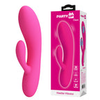 Party Up Clare Flexible Vibe 16.9 Centimeter Rabbit Vibrator Pink > Vibrators > Ladies > Rabbit