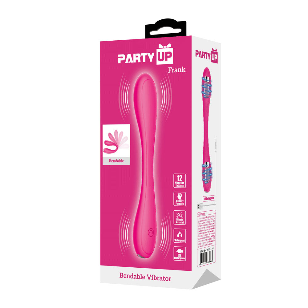 Party Up Frank Bendable Vibe 17.1 cm Bendable Vibrator VIBRATORS