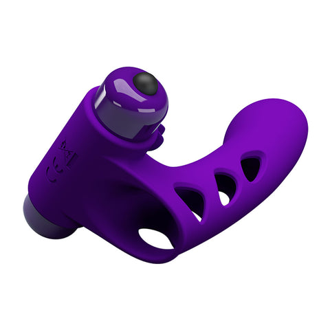 Party Up Mike Finger Vibe Vibrating Finger Vibrator STIMULATORS