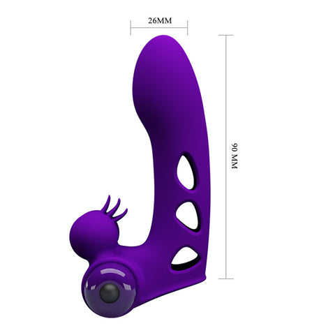 Party Up Mike Finger Vibe Vibrating Finger Vibrator STIMULATORS
