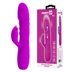 Party Up Bob Thrusting Vibe 25 cm Rabbit Vibrator Purple > Vibrators > Ladies > Rabbit