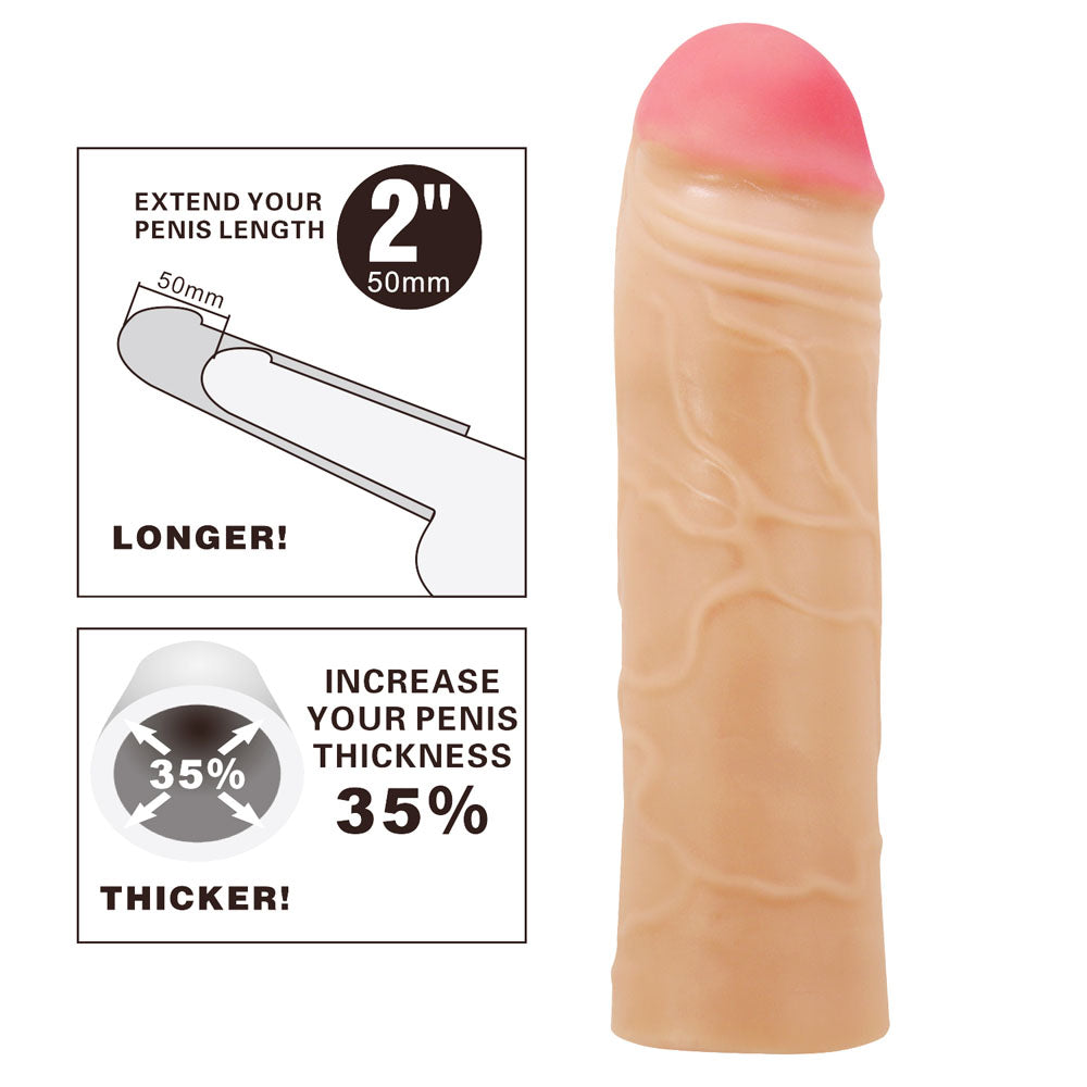 Party Up Parker (2 Inch) – Penis Extender Sleeve > Sex Toys For Men > Penis Sleeves