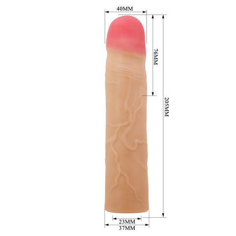 Party Up Philip 3 Inch Extender Sleeve - 3 Inch Penis Extender Sleeve SLEEVES