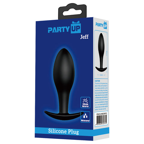 Party Up Jeff Silicone Butt Plug 8.5 Cm for Discreet Anal Play Butt Plugs