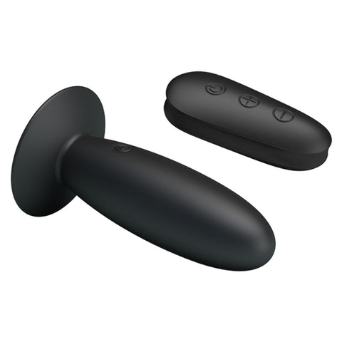 Pretty Love Mr. Play (Black) – Remote-Controlled Silicone Vibrating Anal Plug > Anal Range > Vibrating Butt Plugs