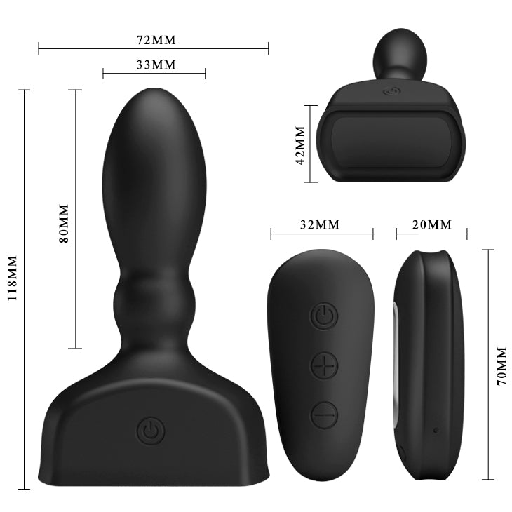 Mr. Play Inflatable Anal Plug – Multi-Speed Vibrating Adjustable Butt Plug > Anal Range > Tunnel and Stretchers