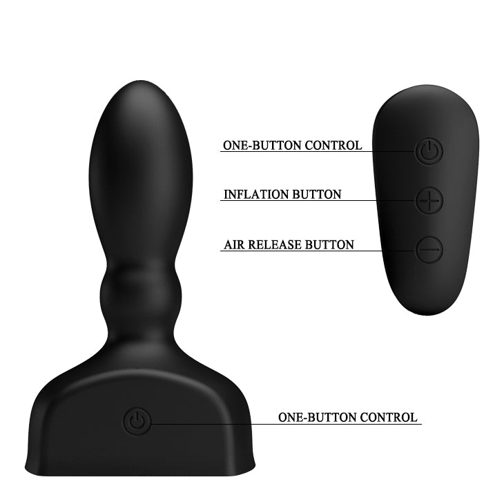 Mr. Play Inflatable Anal Plug – Multi-Speed Vibrating Adjustable Butt Plug > Anal Range > Tunnel and Stretchers