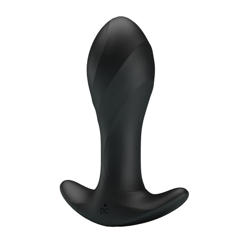 Party Up Keith Vibrating Butt Plug - 10.5 cm USB Rechargeable Anal Toy with 12 Vibration Functions Butt Plugs - Vibrating