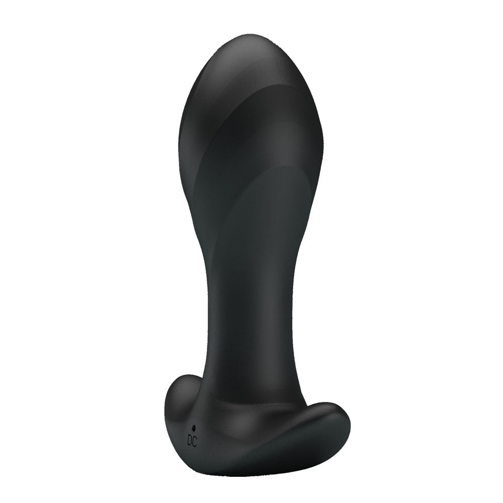 Party Up Keith Vibrating Butt Plug - 10.5 cm USB Rechargeable Anal Toy with 12 Vibration Functions Butt Plugs - Vibrating