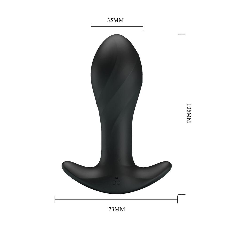 Party Up Keith Vibrating Butt Plug - 10.5 cm Anal Toy with 12 Vibration Functions > Anal Range > Vibrating Butt Plugs
