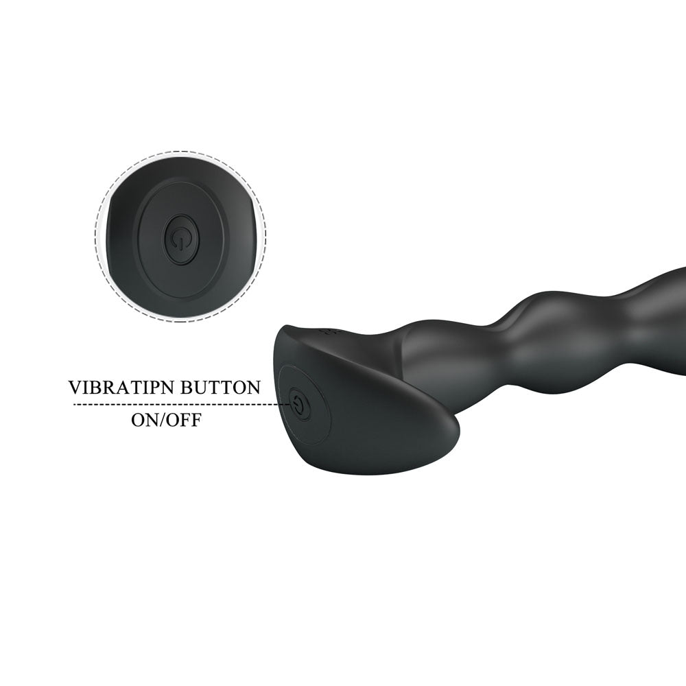 Party Up Jim Vibrating Butt Plug 14.5 cm USB Rechargeable Prostate Massager Prostate Tools