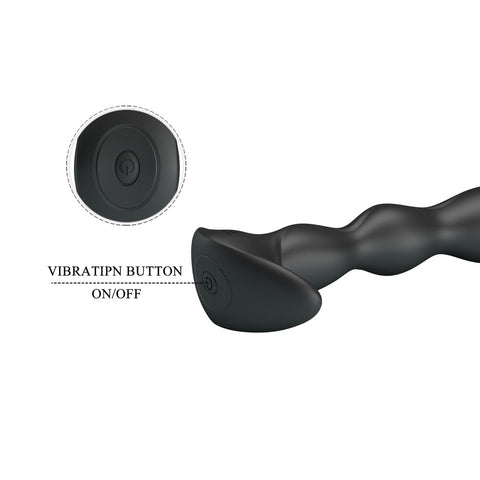 Party Up Jim Vibrating Butt Plug 14.5 cm USB Rechargeable Prostate Massager Prostate Tools