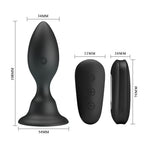 Mr Play Vibrating Anal Plug 10.8 cm Butt Plug with Remote Control > Anal Range > Vibrating Butt Plugs