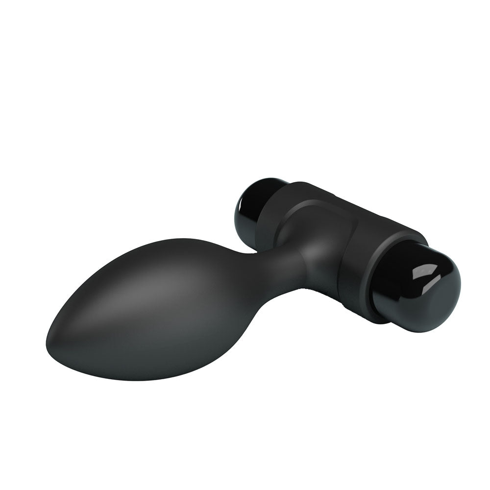 Party Up KEN (Black) – 8.6 cm Vibrating Butt Plug > Anal Range > Vibrating Butt Plugs