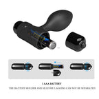Party Up KEN (Black) – 8.6 cm Vibrating Butt Plug > Anal Range > Vibrating Butt Plugs