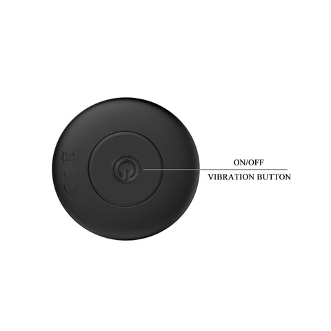 Mr Play Vibrating Anal Plug Silicone Waterproof Black > Anal Range > Vibrating Buttplug