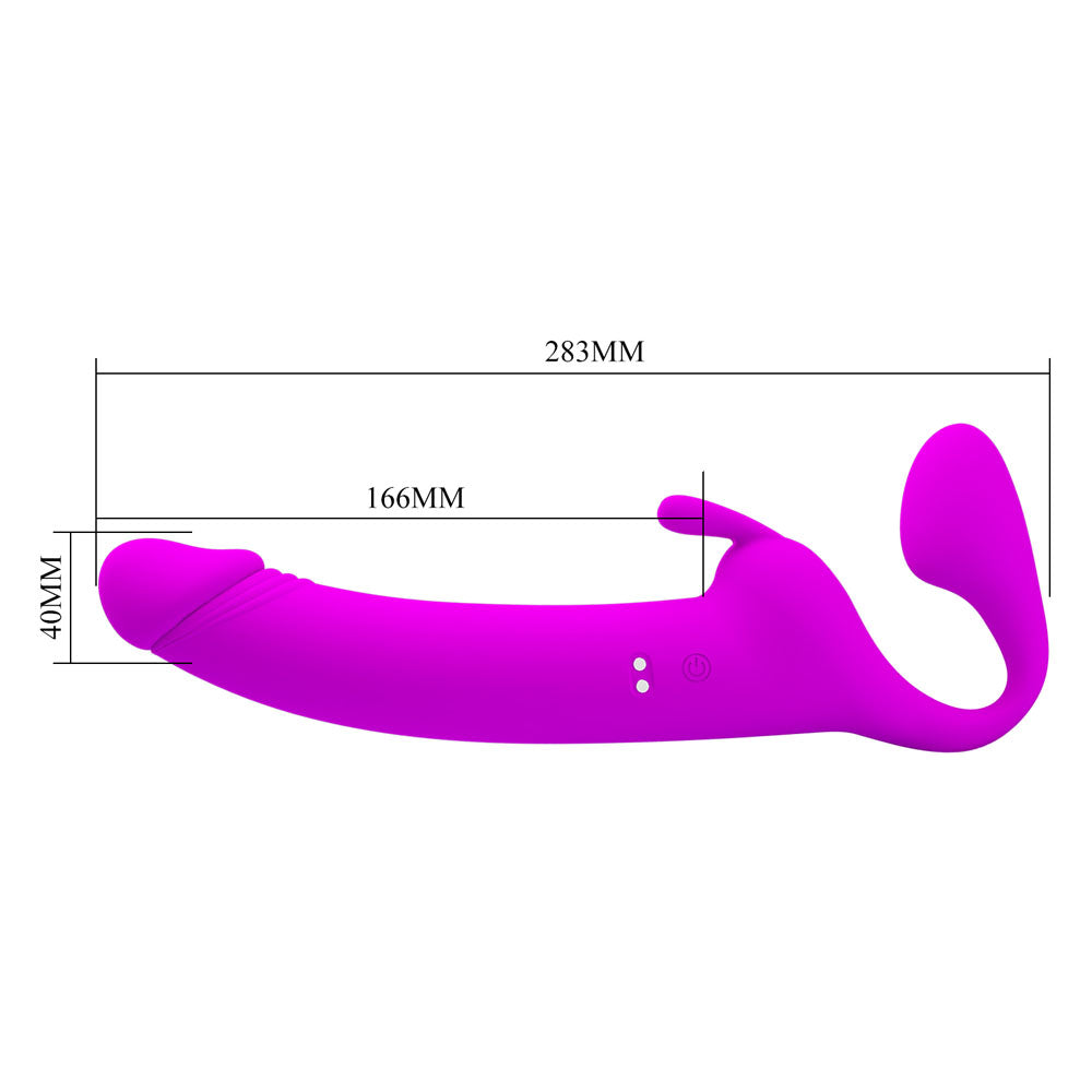 Party Up Oliver Strapless Strap-On 28.3 cm USB Rechargeable Strapless Strap-On STRAP-ONS