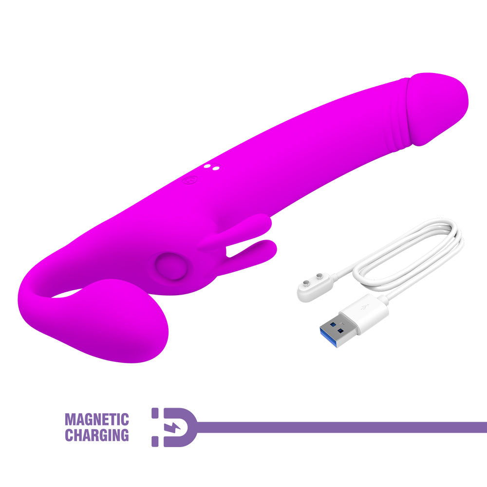 Party Up Oliver Strapless Strap-On 28.3 cm USB Rechargeable Strapless Strap-On STRAP-ONS