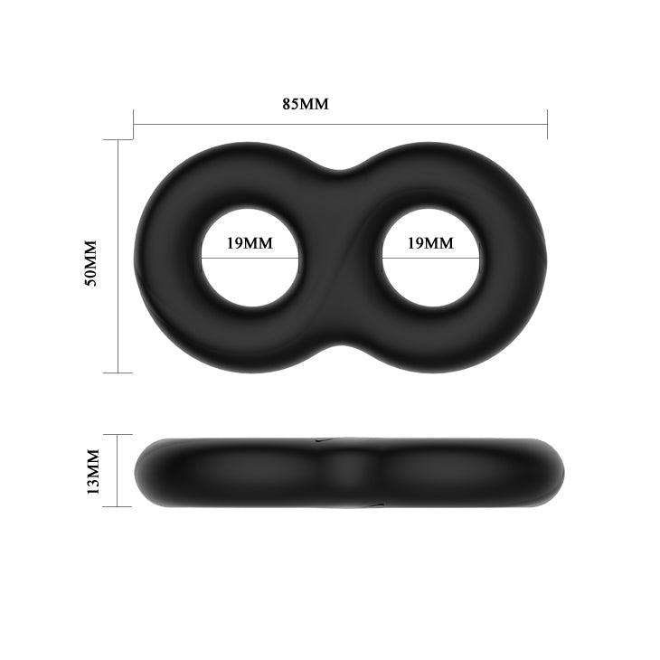 Tyrance Super Soft Silicone Cockring – High-Quality Soft Flexible Silicone Cockring > Cock Ring > Single