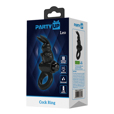 Party Up Larry Vibrating Cock Ring for Intense Pleasure and Exciting Experiences COCK RINGS