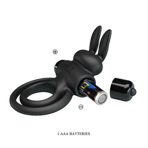 Party Up Lawrence Vibrating Cock Ring - Vibrating Cock and Balls Ring COCK RINGS