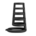 Party Up Kim Cock Cage Ribbed Penis Extender Sleeve with Six Connected Rings Cock Ring > Bondage Gear > Male Chastity