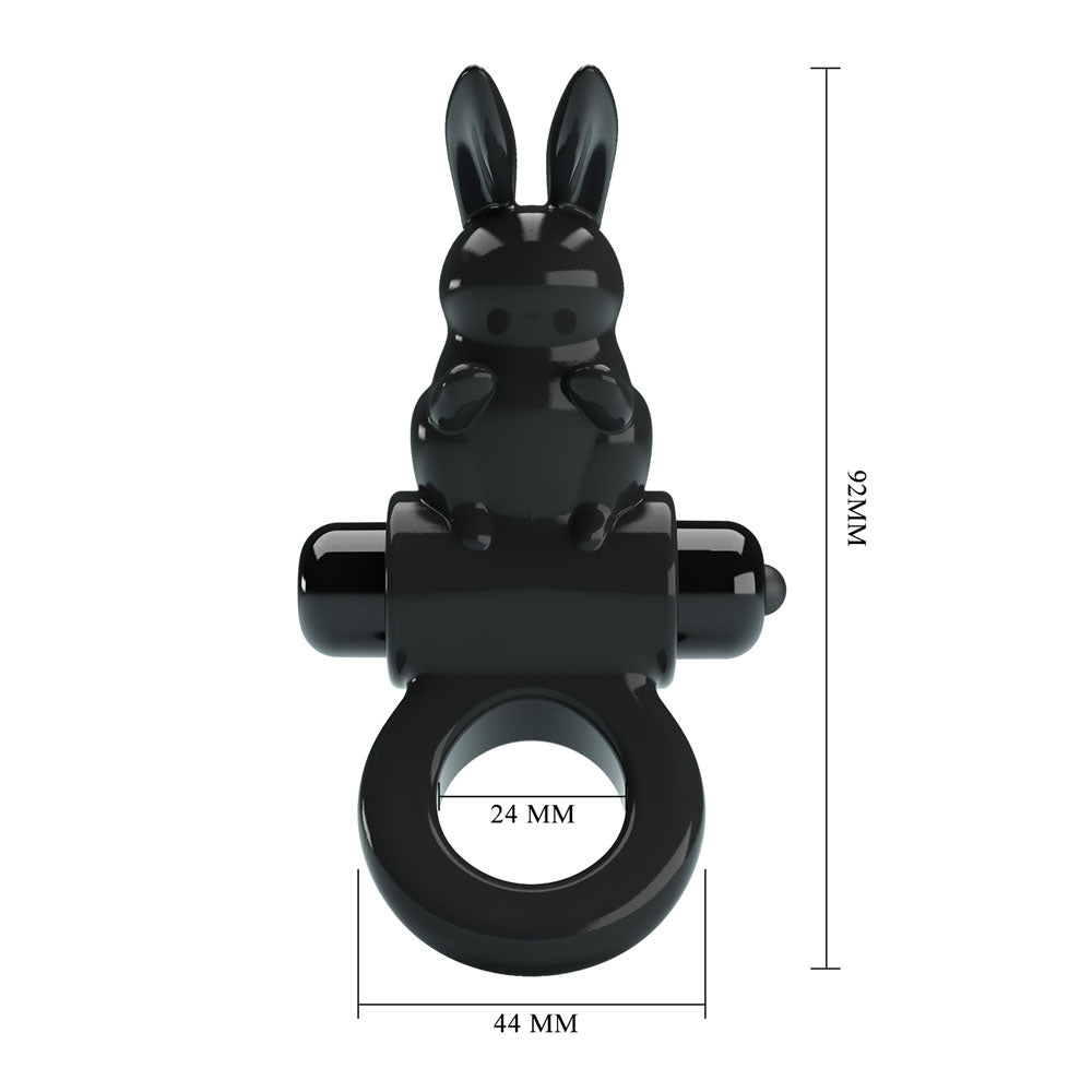 Party Up LEO (Black) – Vibrating Rabbit Cock Ring > Cock Ring > Vibrating