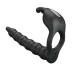 Party Up Marcus (Black) – USB Rechargeable Vibrating Cock Ring and Anal Plug > Anal Range > Anal Probes