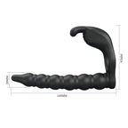 Party Up Marcus (Black) – USB Rechargeable Vibrating Cock Ring and Anal Plug > Anal Range > Anal Probes