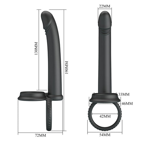 Party Up Martin Double Penetrator Cock and Ball Rings for Enhanced Pleasure COCK RINGS