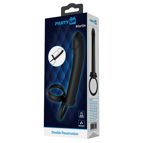 Party Up Martin Double Penetrator Cock and Ball Rings for Enhanced Pleasure COCK RINGS