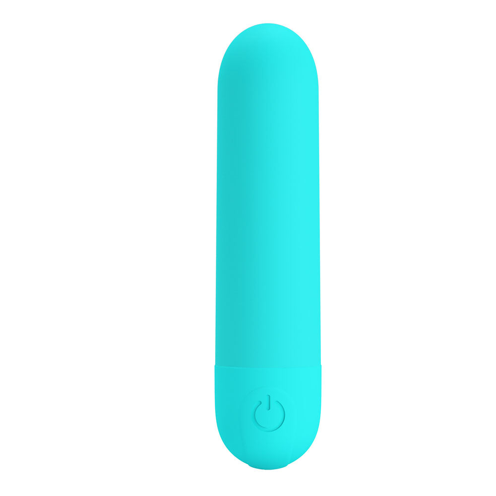 Party Up Harry Mini Bullet (Teal) – USB Rechargeable 8 cm Bullet Vibrator > Vibrators > Mini Vibrators