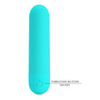 Party Up Harry Mini Bullet (Teal) – USB Rechargeable 8 cm Bullet Vibrator > Vibrators > Mini Vibrators