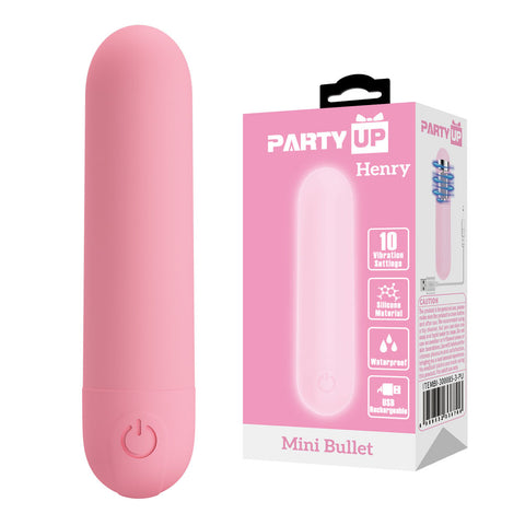 Party Up Henry Mini Bullet Vibrator USB Rechargeable Black Adult Stuff Warehouse Party Up Henry Mini Bullet Vibrator USB Rechargeable Black Adult Stuff Warehouse