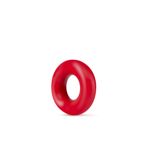 Stay Hard Red Donut Rings Male Cock Ring Durable and Stretchy COCK RINGS