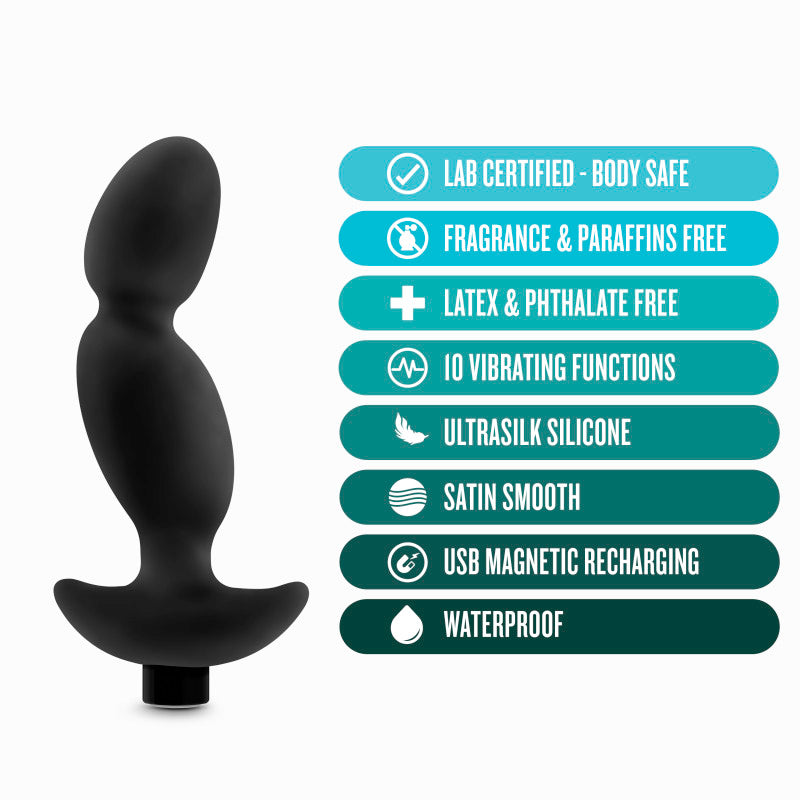 Anal Adventures Vibrating Silicone Prostate Massager 04 > Anal Range > Prostate Massagers
