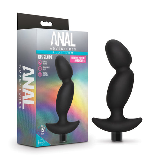 Anal Adventures Vibrating Silicone Prostate Massager 04