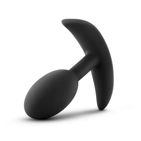 Anal Adventures Platinum Silicone Vibra Slim Plug Small Butt Plugs - Vibrating