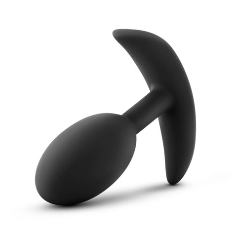 Anal Adventures Platinum Silicone Vibra Slim Plug Medium Butt Plugs - Vibrating