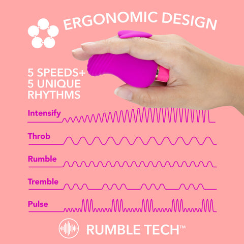Aria Erotic Af Plum USB Rechargeable Stimulator STIMULATORS
