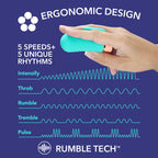 Aria Sensual Af Teal Usb Stimulator > Vibrators > Finger Vibrators
